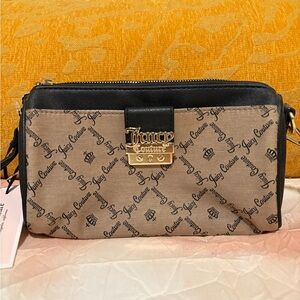 Juicy Couture Beige and Black Crossbody Bag